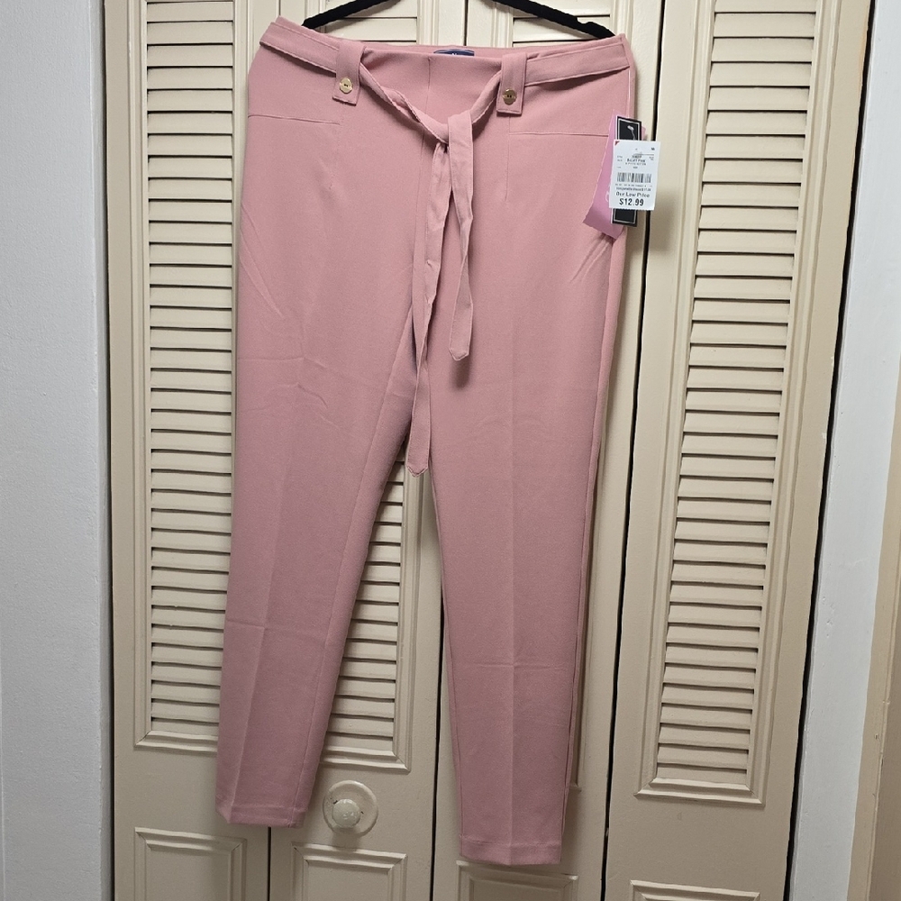 New York & Company Blush Pink Ankle Pants